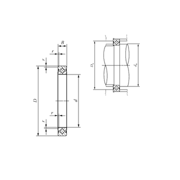 CRBS 508 A UU IKO Thrust Roller Bearings #1 small image