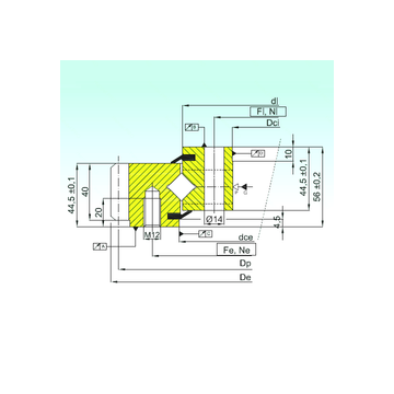 ER1.14.0944.201-3STPN ISB Thrust Roller Bearings #1 small image