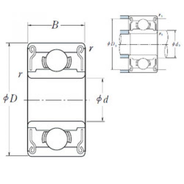 Bearing R155-2RS ISO #1 image